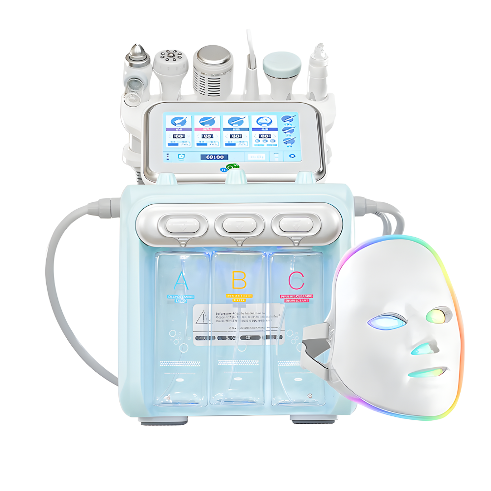 7-in-1 Hydro Dermabrasion Facial Machine with LED – Latest Generation