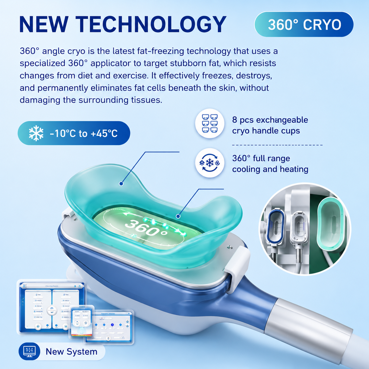 Cryotherapy Machine for Body Sculpting Portable Elite