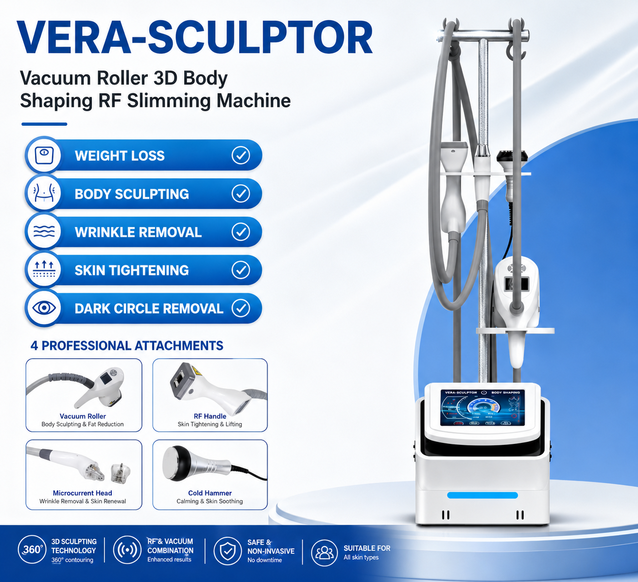 4 In 1 Vera Body Contouring Machine LuxePro