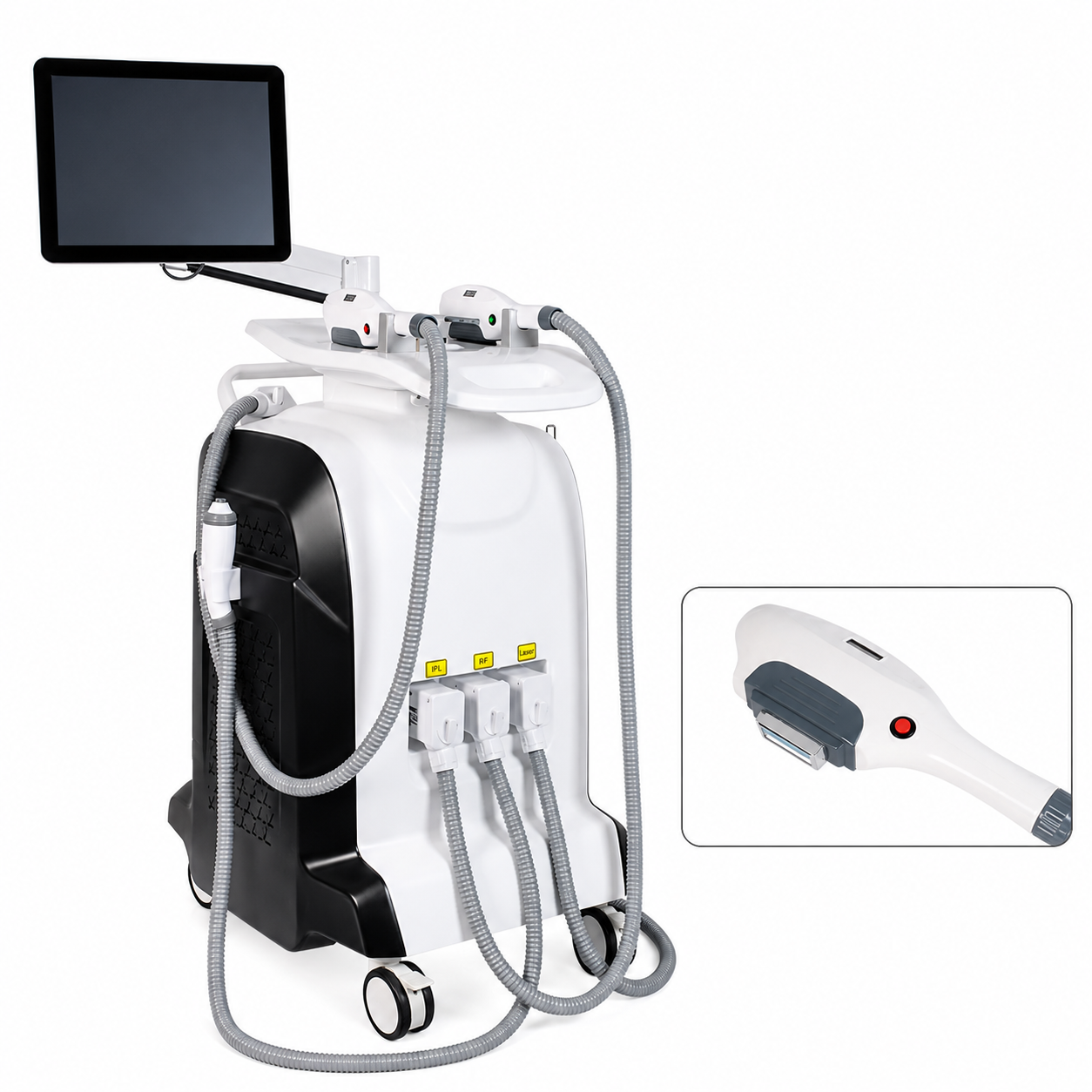 OptiGlow MultiWave 3‑in‑1 Aesthetic Laser System