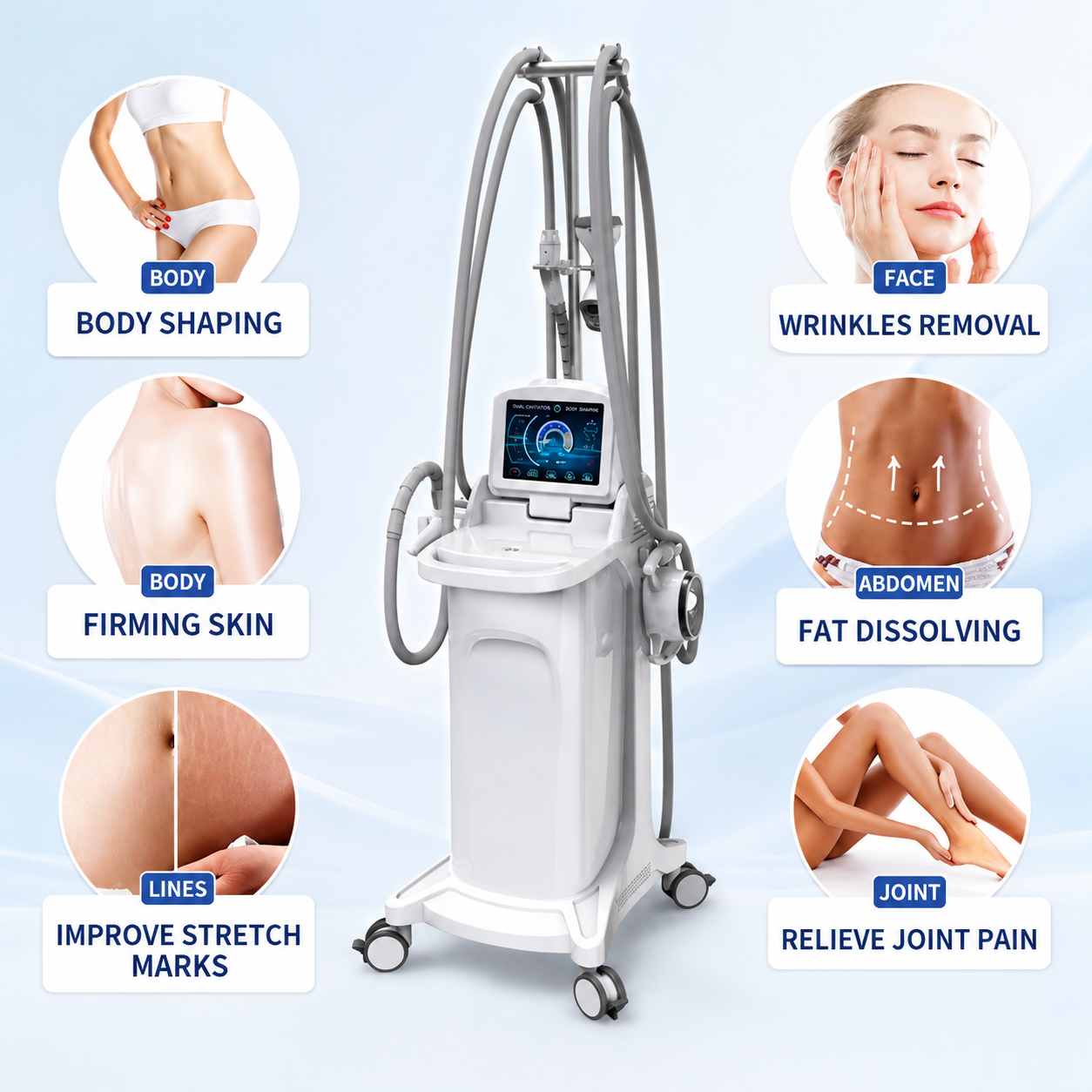 4 In 1 Vera Vacuum Roller Massage Machine VeloLux