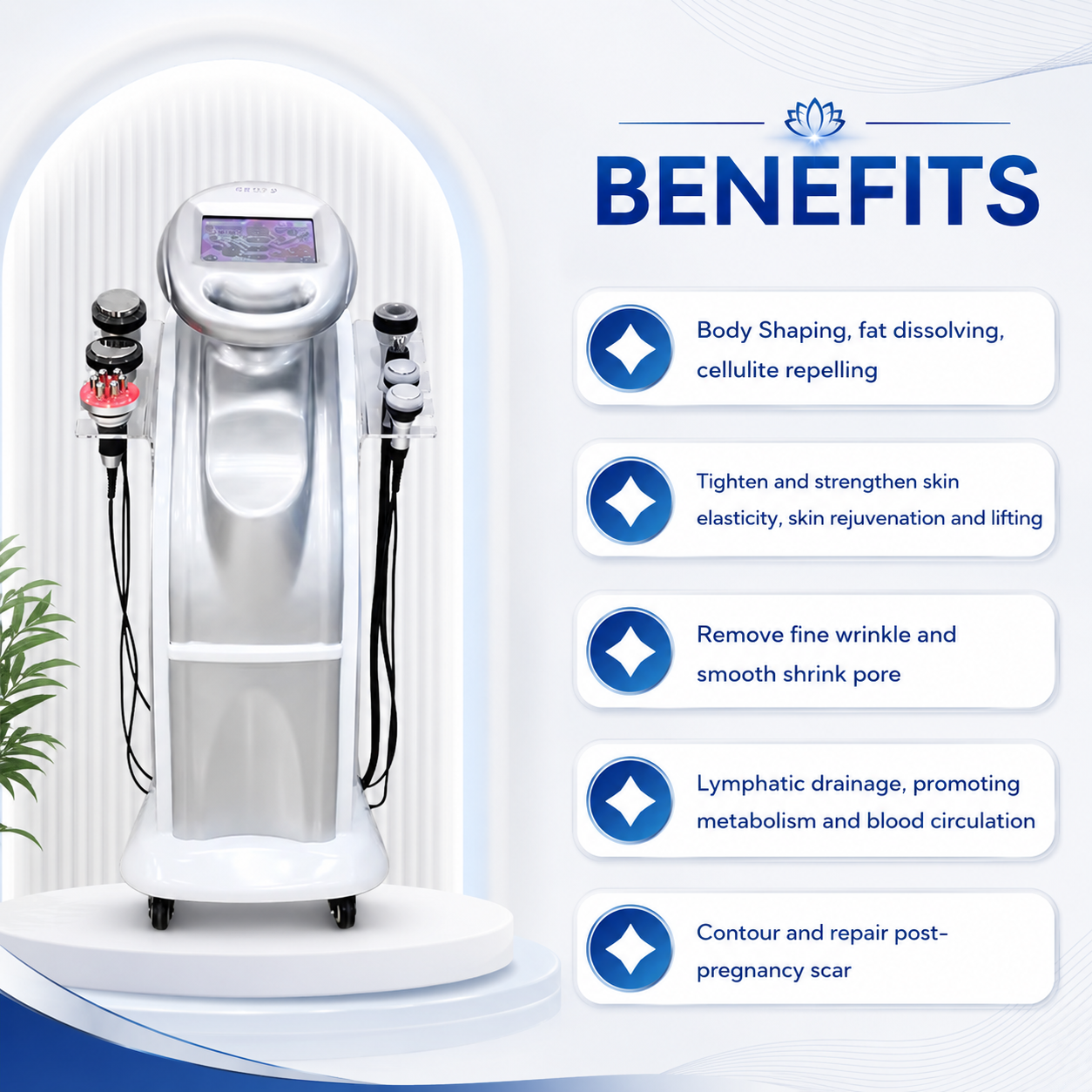 40K + 80K Cavitation Machine Slimming Professional Elite