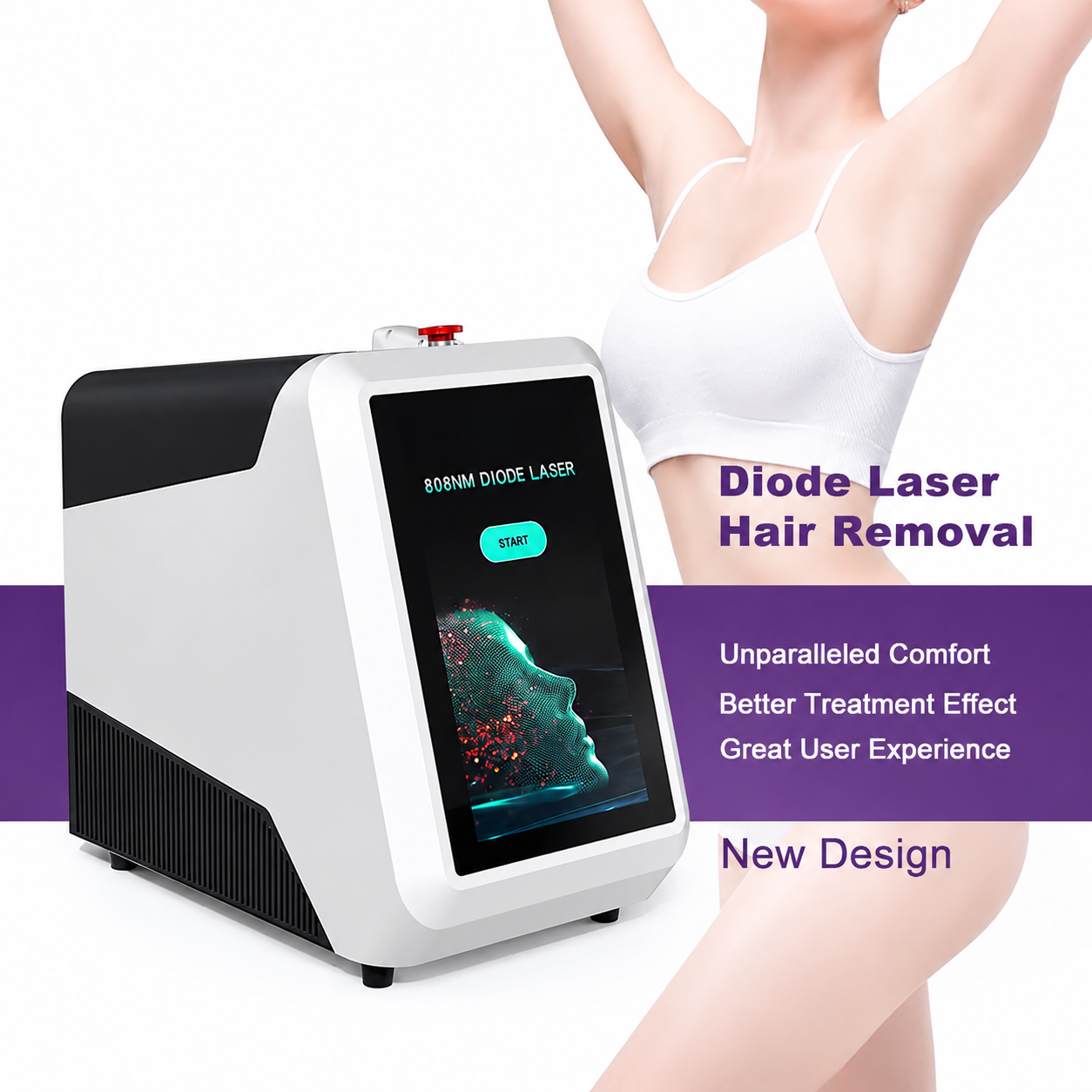 Professional Diode Laser Hair Removal Machine – LumiLASE
