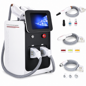 3-in-1 Laser Machine for Hair Removal + Tattoo Removal + E-Light Skin Rejuvenation