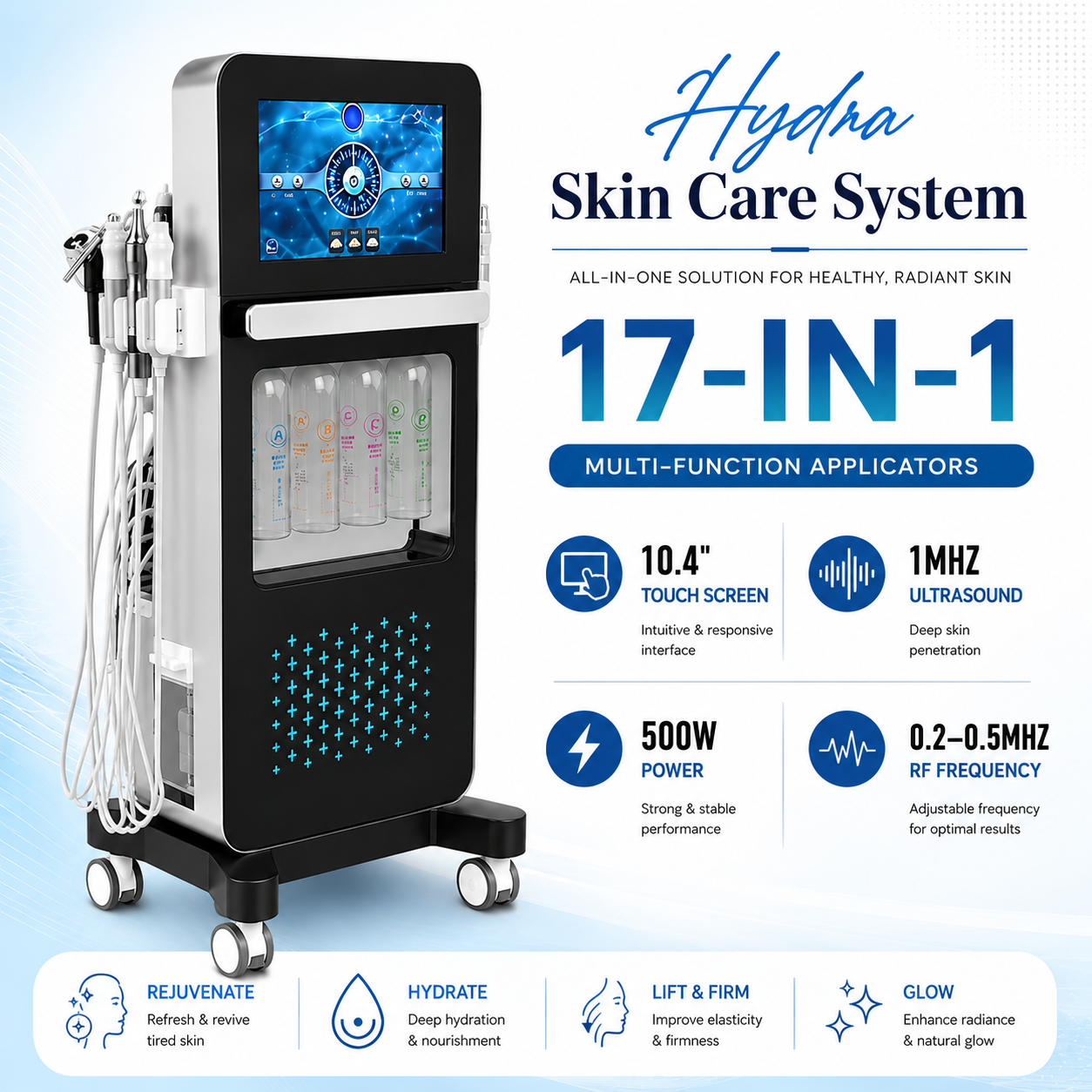 17 In 1 Hydra Skin Care System Facial Machine Elite