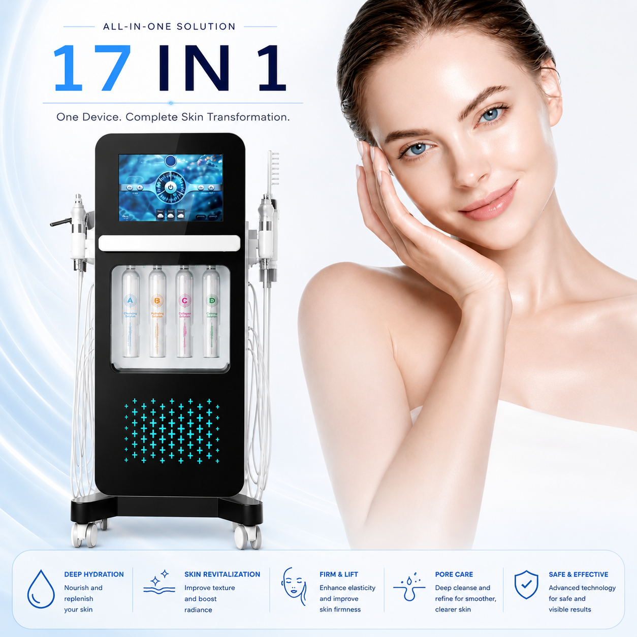 17 In 1 Hydra Skin Care System Facial Machine Elite