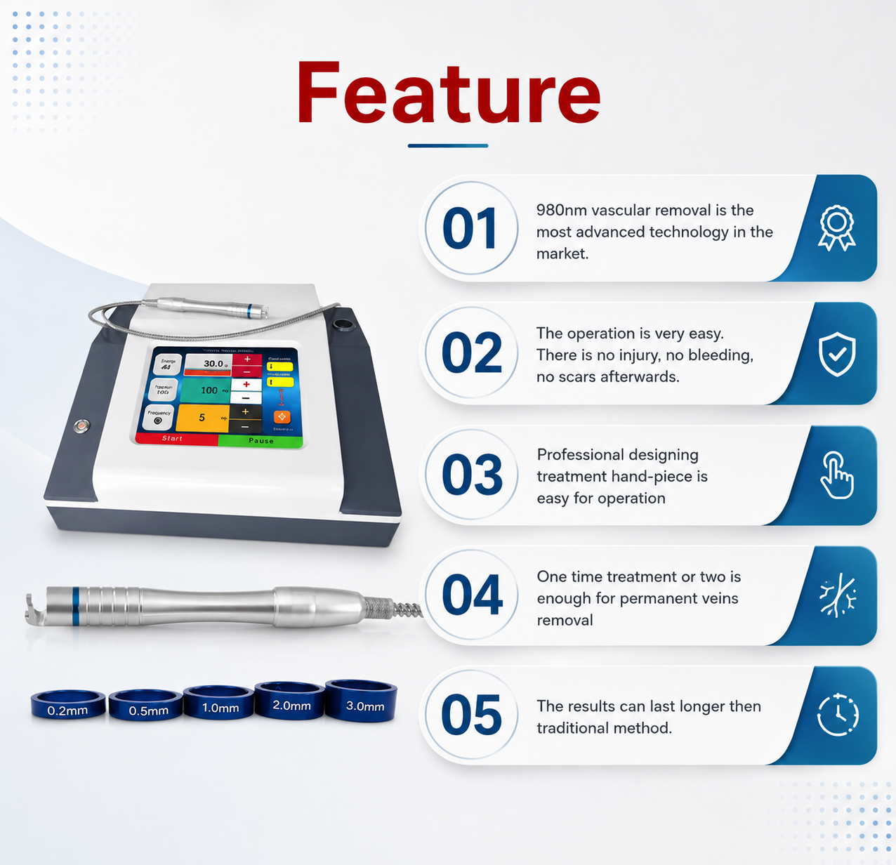 Spider Veins Laser Removal Machine 980nm Diode Laser