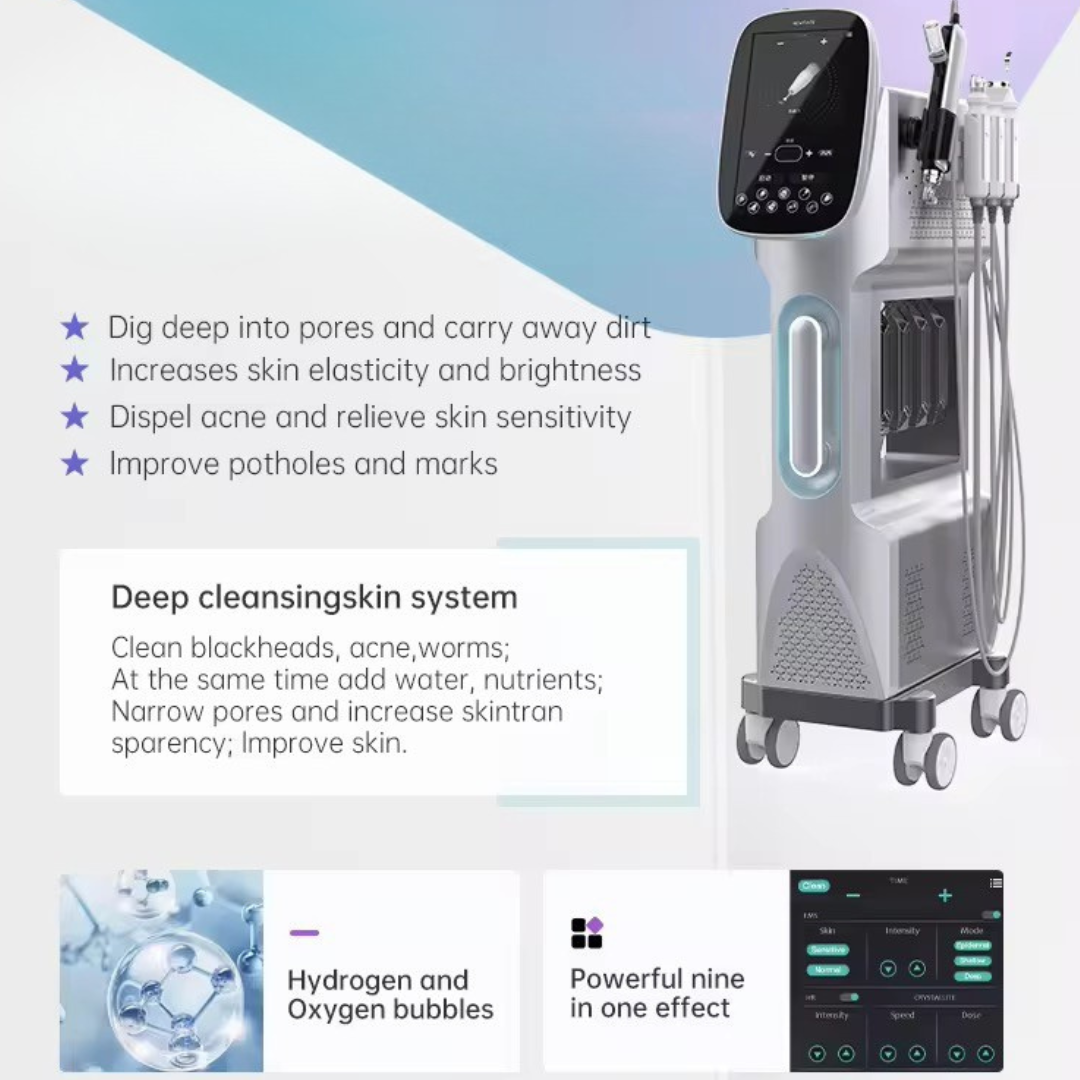 Hydro Facial Machine 9 in 1 Super Ellipse